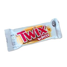 Twix White sušenka s karamelem máčená v bílé čokoládě 2 x 23g